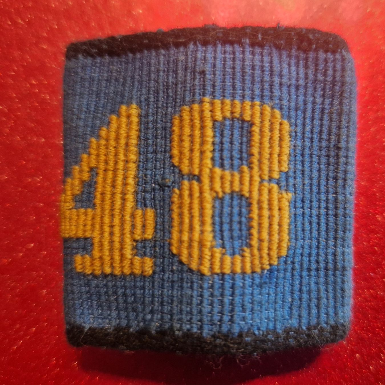Schweizer Armee Uniformi: CH-Armee : Achselschlaufe Patte 48 – Usato da Melchnau venduto da Fishel