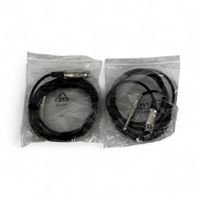 2x2m Audiokabel Klinke M 6.35mm Mono auf XLR W Buchse(X1031)