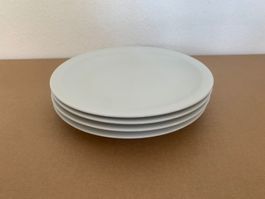 4x grosse Teller weiss, Winterling Porzellan