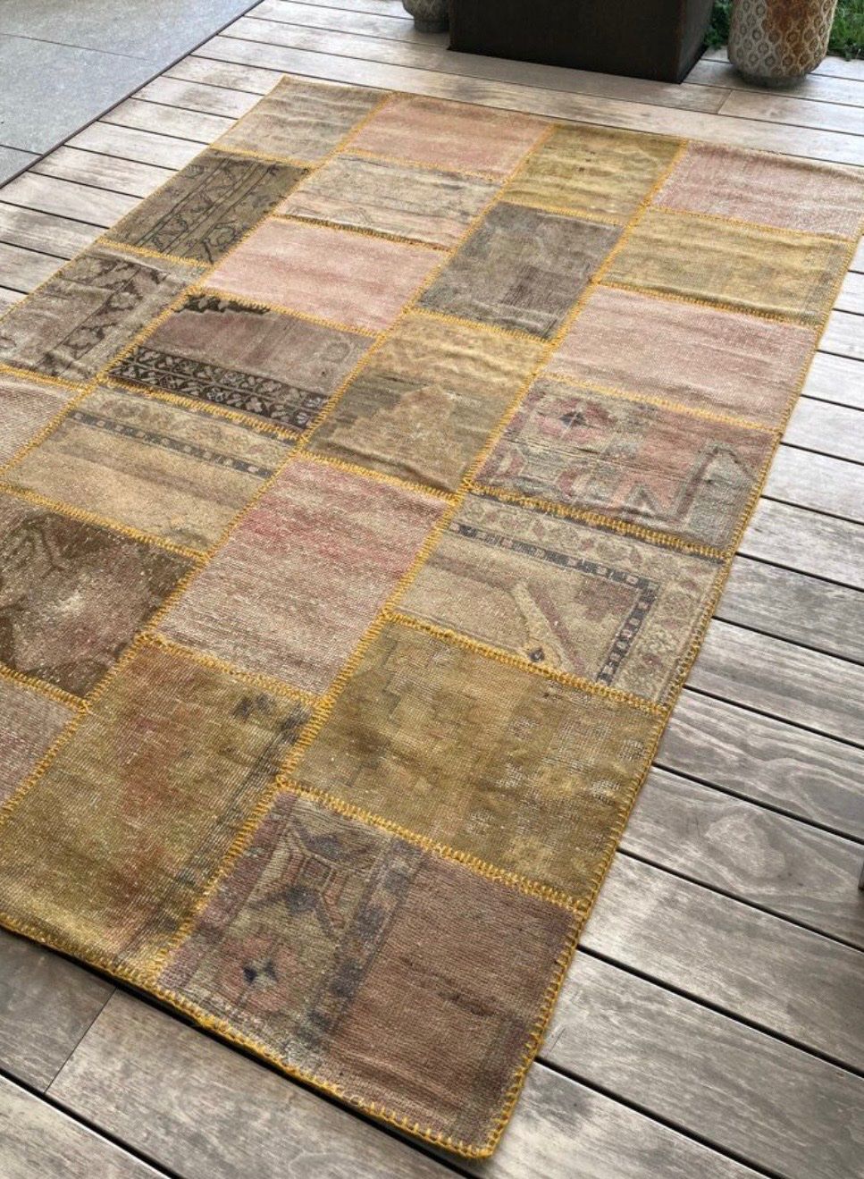 Teppiche: Patchwork rug vintage style multicolour – Gebraucht aus Zürich von dam_552x 8