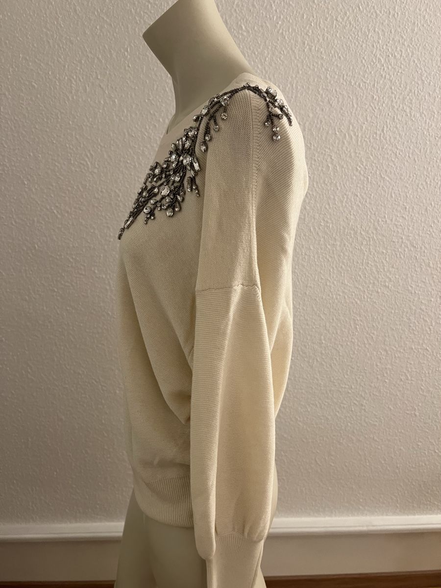 Ba&Sh Maglioni & Felpe: Festlicher ba&sh Pullover mit Strassapplikation Gr.S – Usato da Basel venduto da Bettybooo 3