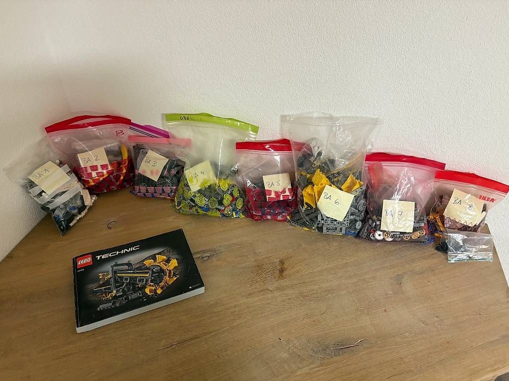 Kit di modellismo & Modellini statici: LEGO Technic 42055 Schaufelradbagger zerlegt & sortiert – Usato da Aefligen venduto da Stefan_Lobsiger1979 1