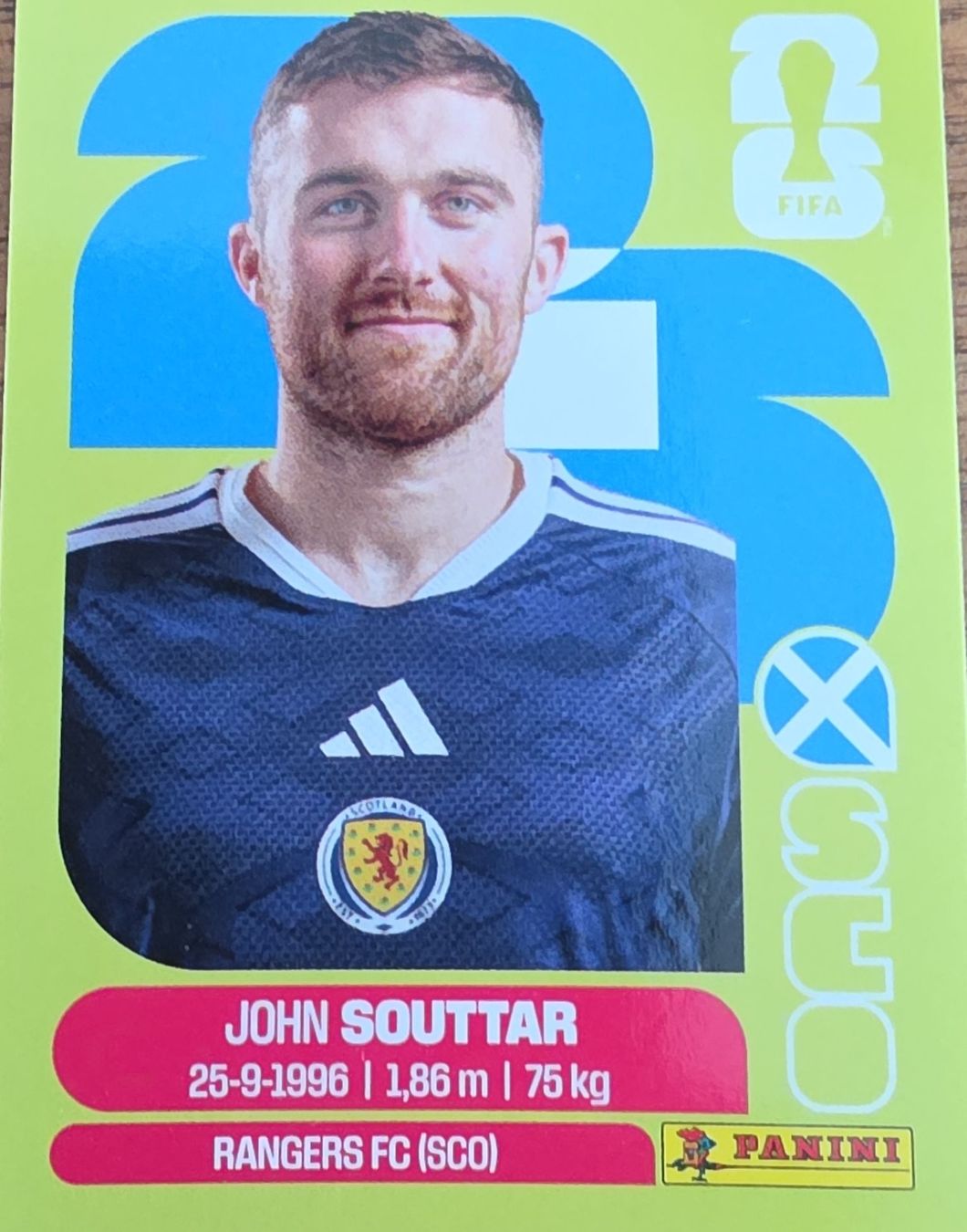 Panini Cartes à collectionner: Panini Sticker SCO9 John Souttar WM2026 – Neuf (Voir description) à Buchs AG par LogoParts