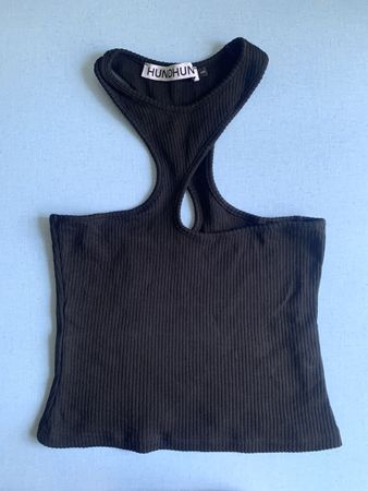 Débardeur 🖤HUNDHUND asymétrique noir taille S