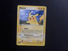 Pokemon Pikachu non Holo EX Team Aqua Team Magma