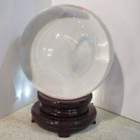 Kugel 260 mm klar  Kristallglaskugel
