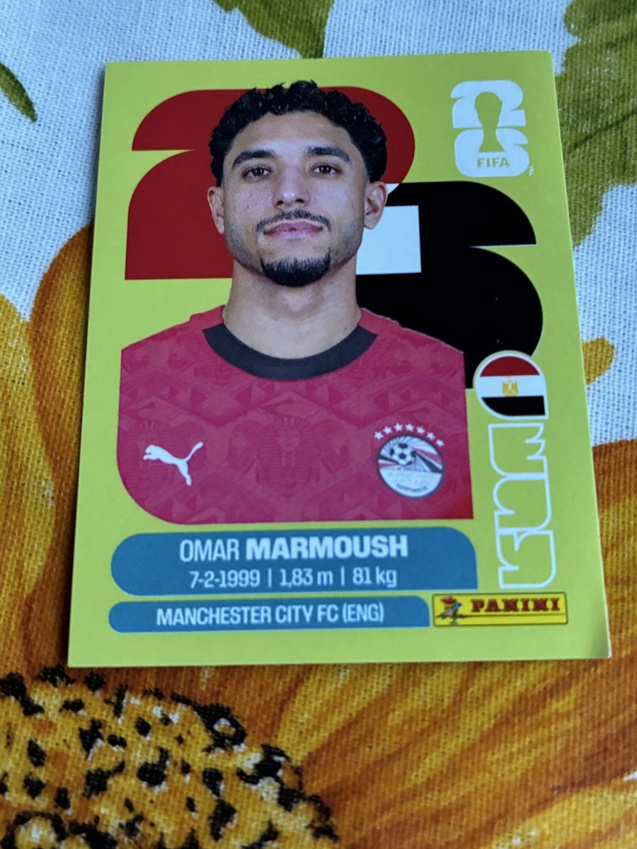 Panini Sammelbilder & Trading cards: FIFA World Cup 2026 Omar Marmoush Panini Sticker – Gebraucht aus Wettingen von ric_xm6x