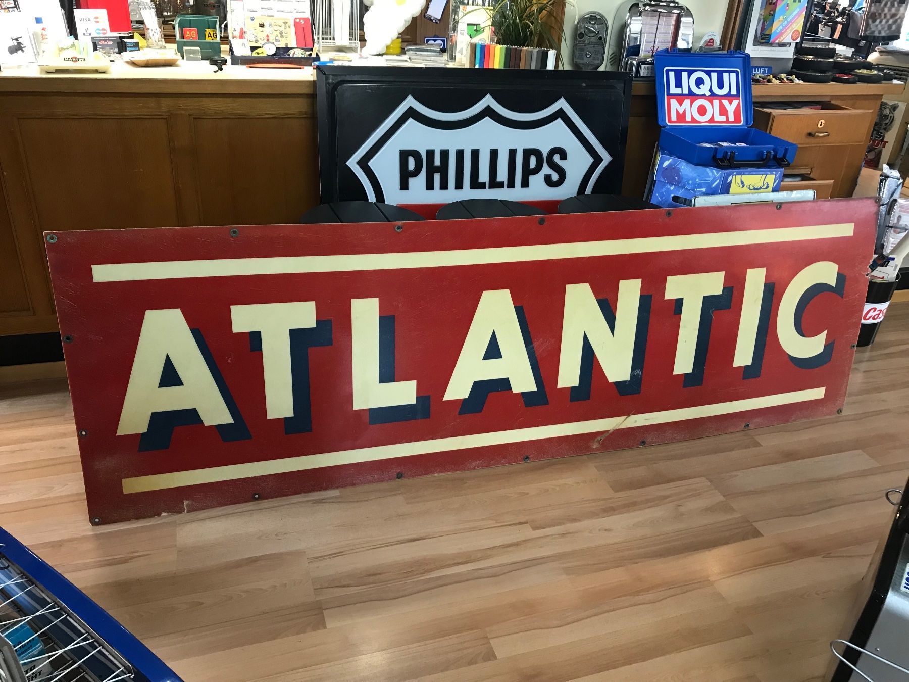 Schilder: Atlantic Schild – Gebraucht aus Erlinsbach von Stu-ff