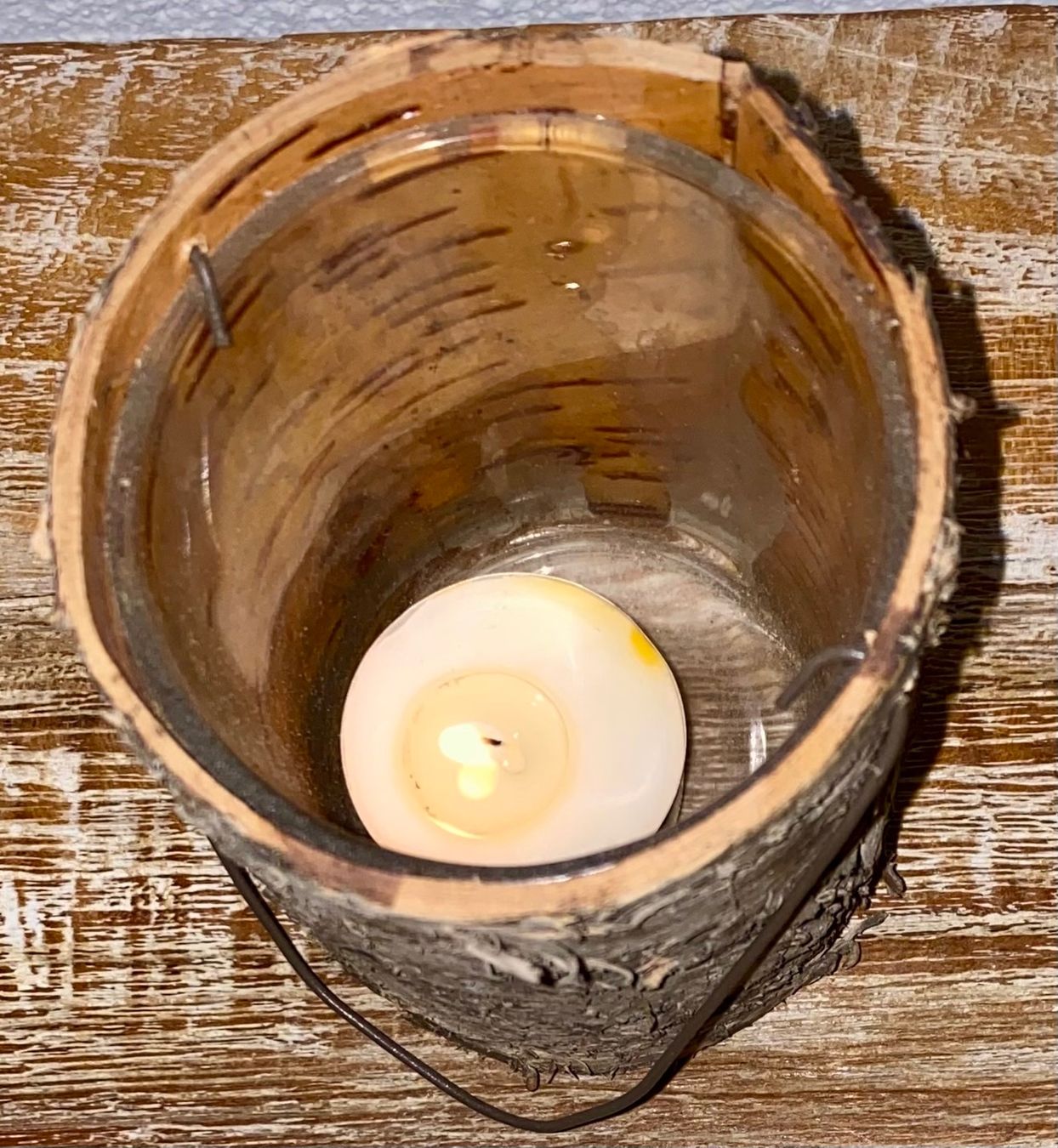 Laternen: Windlicht aus Holz und Glas – Gebraucht aus Reichenburg von Noxima 1