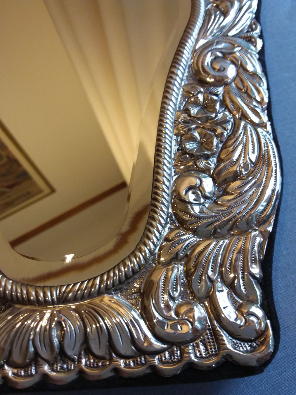 Spiegel: Top 900 Silber Handmade Stand- oder Wandspiegel – Gebraucht aus Zürich von helsan 5