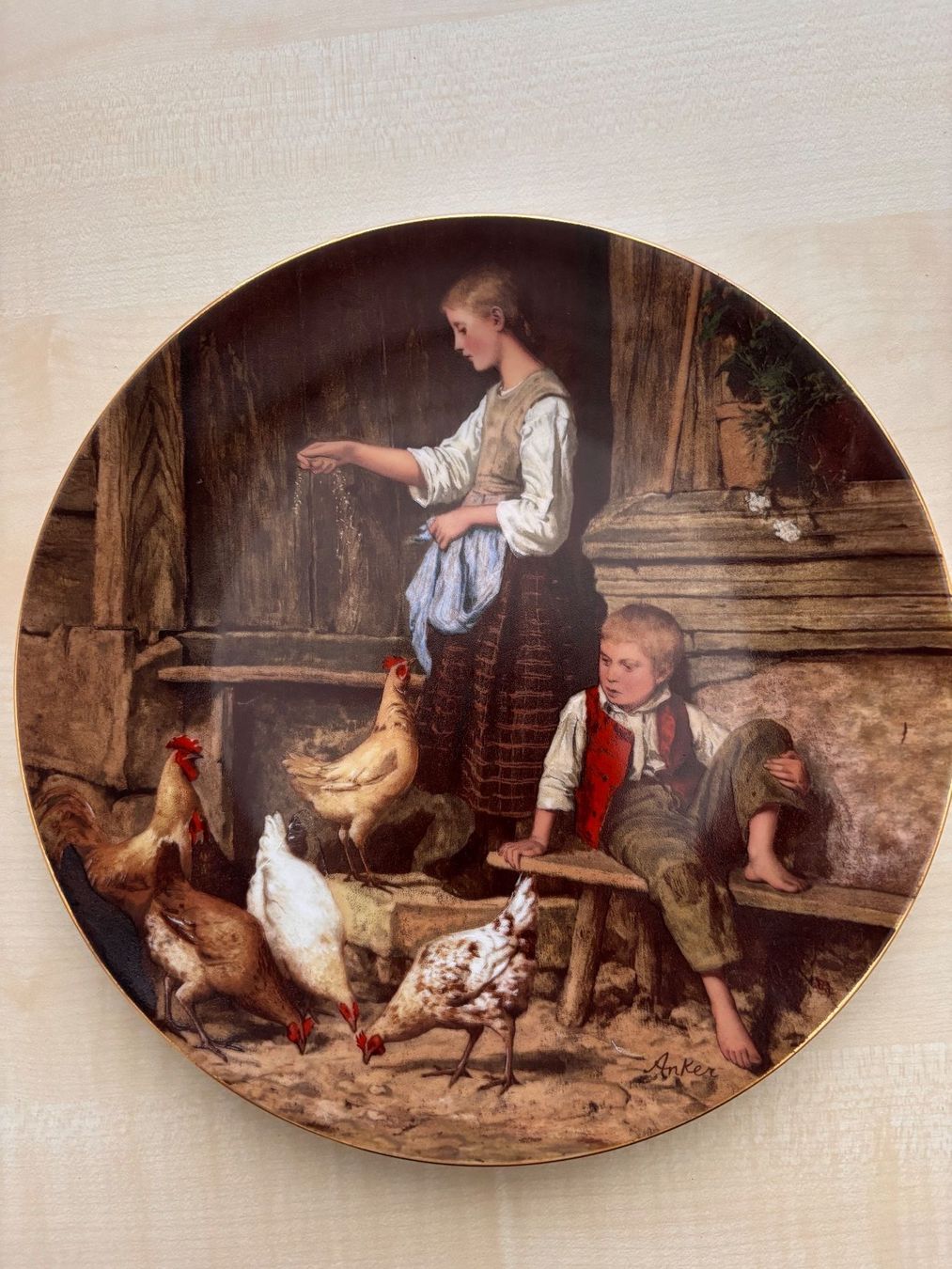 Assiettes: Sammelteller Albert Anker (Teller 3) – D'occasion à Leibstadt par Dany603