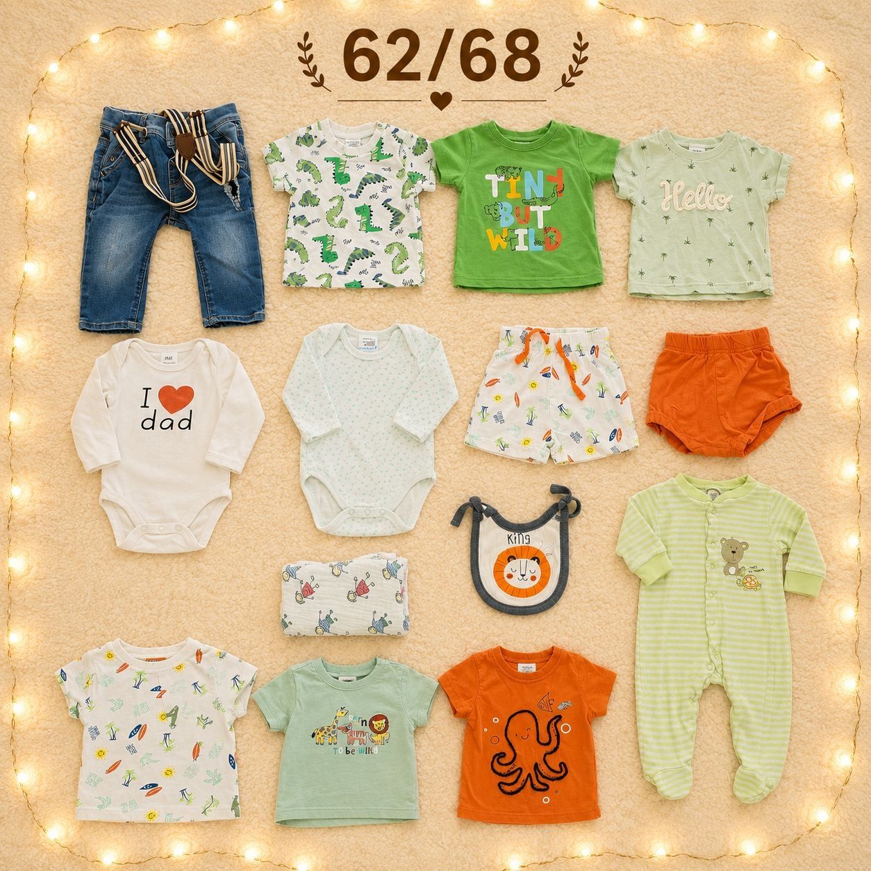 Lotti & Set di vestiti: Baby Kleider Paket 62/68 orange – Nuovo (secondo la descrizione) da Matzingen venduto da FashionLady2