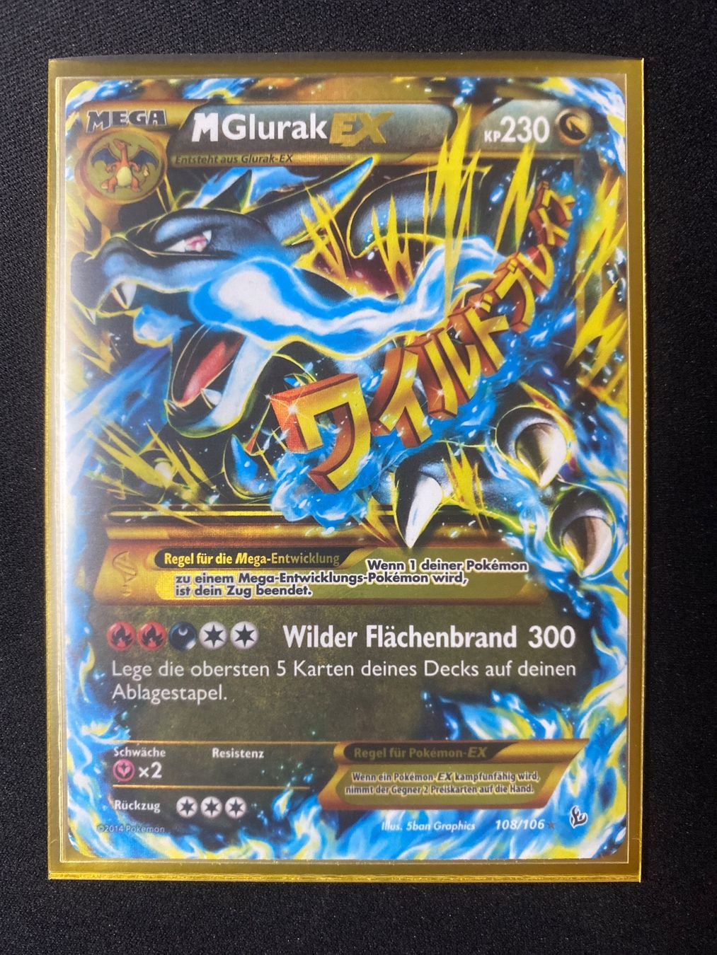 Pokémon Carte collezionabili: M Glurak EX 108 - Charizard - Secret Rare - Flashfire - DE – Nuovo (secondo la descrizione) da Hausen AG venduto da Shrade