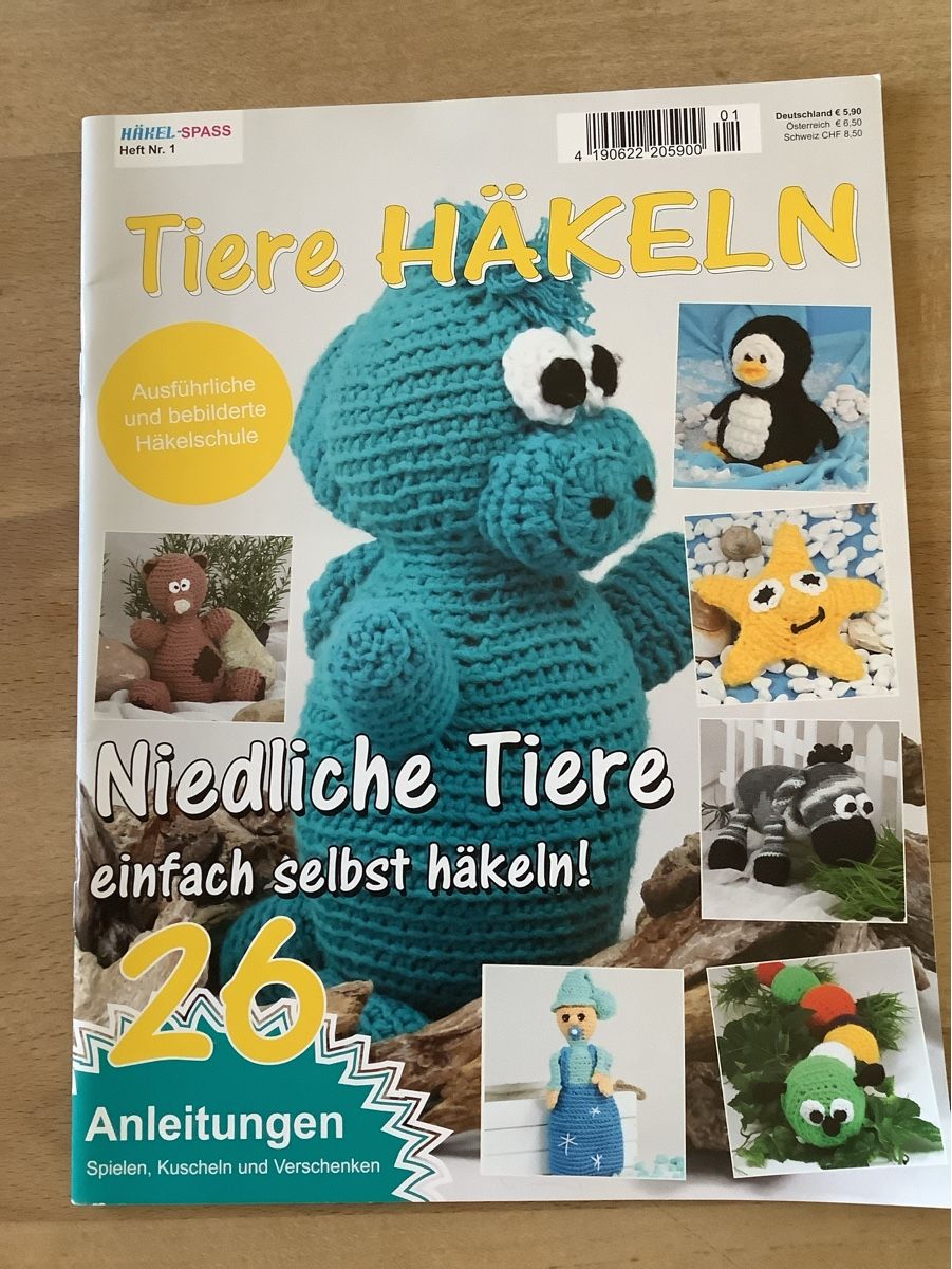Zeitschriften & Magazine: Tiere häkeln Heft Nr. 1 – Gebraucht aus Appenzell-Steinegg von Schmipat