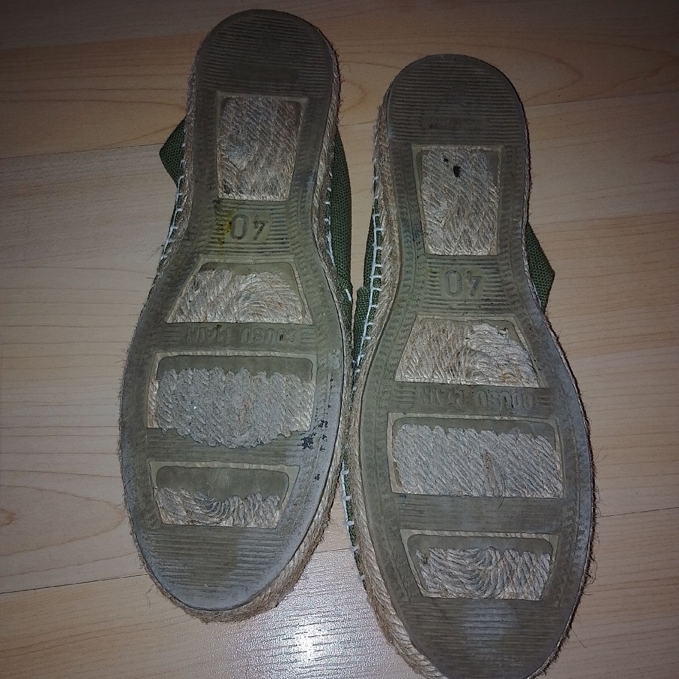 Scarpe da donna: Sommer Espadrilles, Olivgrün – Usato da Uznach venduto da EMaria83 1