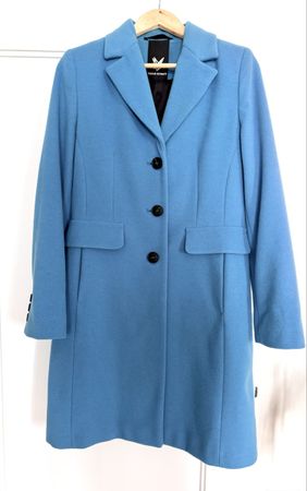 Fuchs Schmitt Damen Mantel, Gr. 36/38 hellblau
