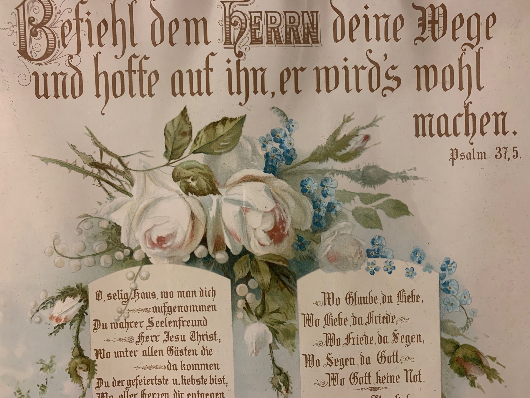 Foto & Immagini: Antike Heilige Schrift Eingerahmt – Usato da Lanzenhäusern venduto da vic63 3