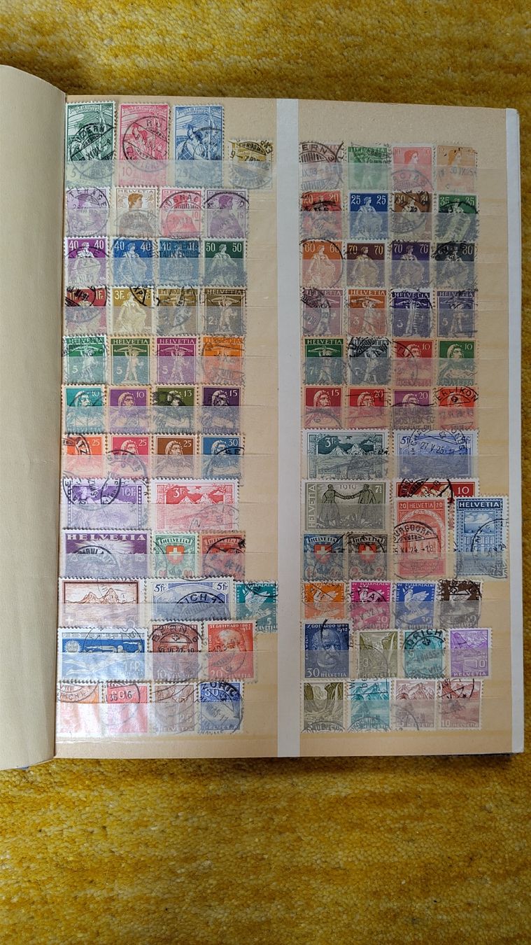 Album: RIESIGE BRIEFMARKEN-SAMMLUNG CH! 1900-er bis 2000-er – Usato da Bolligen venduto da PhilHan