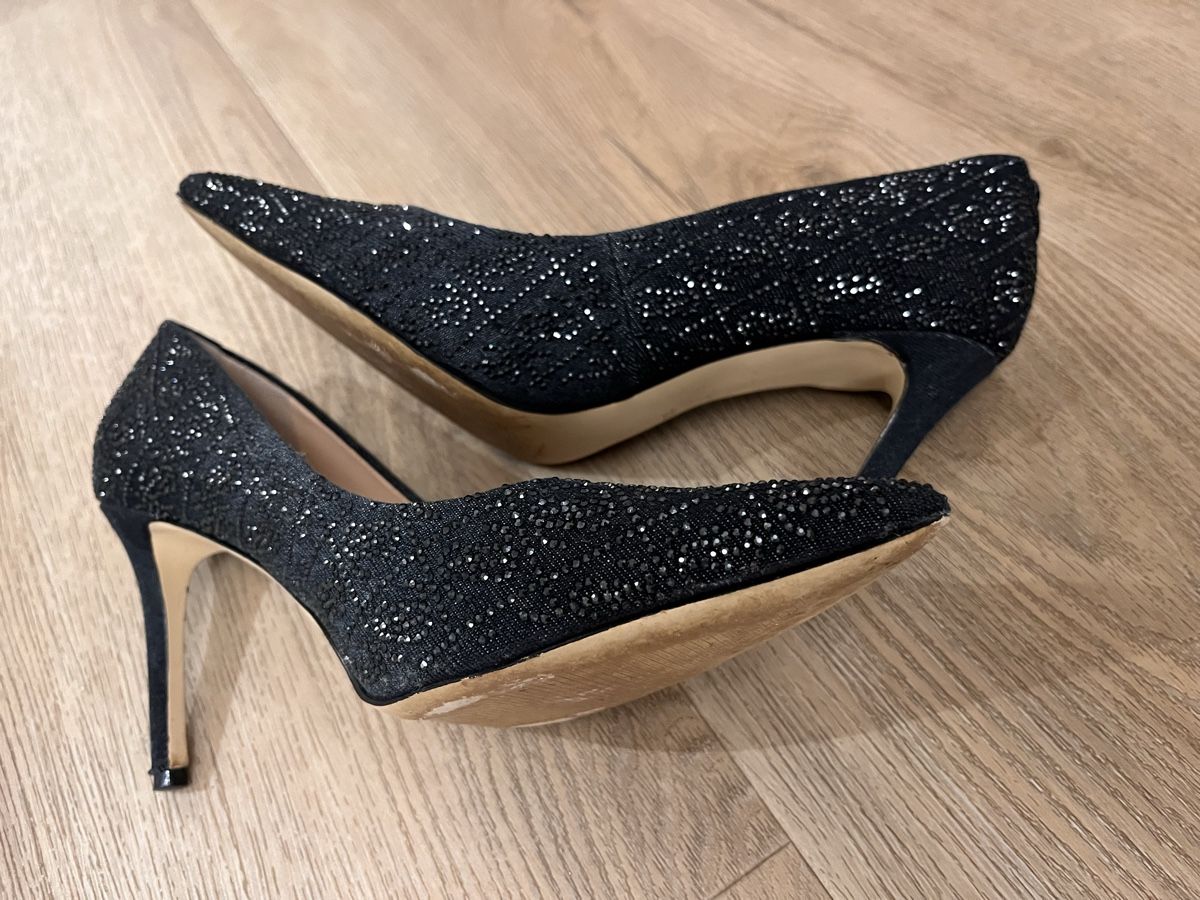 Scarpe da donna: Stiletto jeansblau mit Glitzer – Usato da Zürich venduto da WintiZH14 2