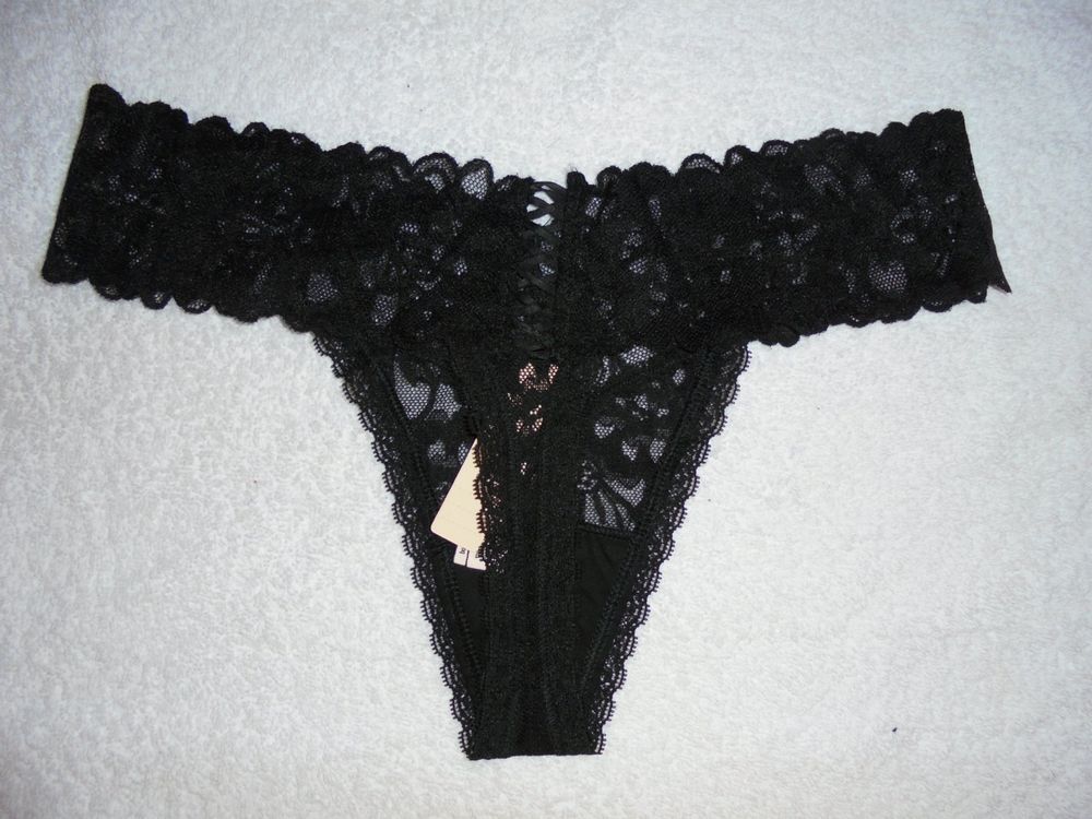 VICTORIA'S SECRET LACE THONG, M, NEU, RÜCKSEITE.... (Neu und ...