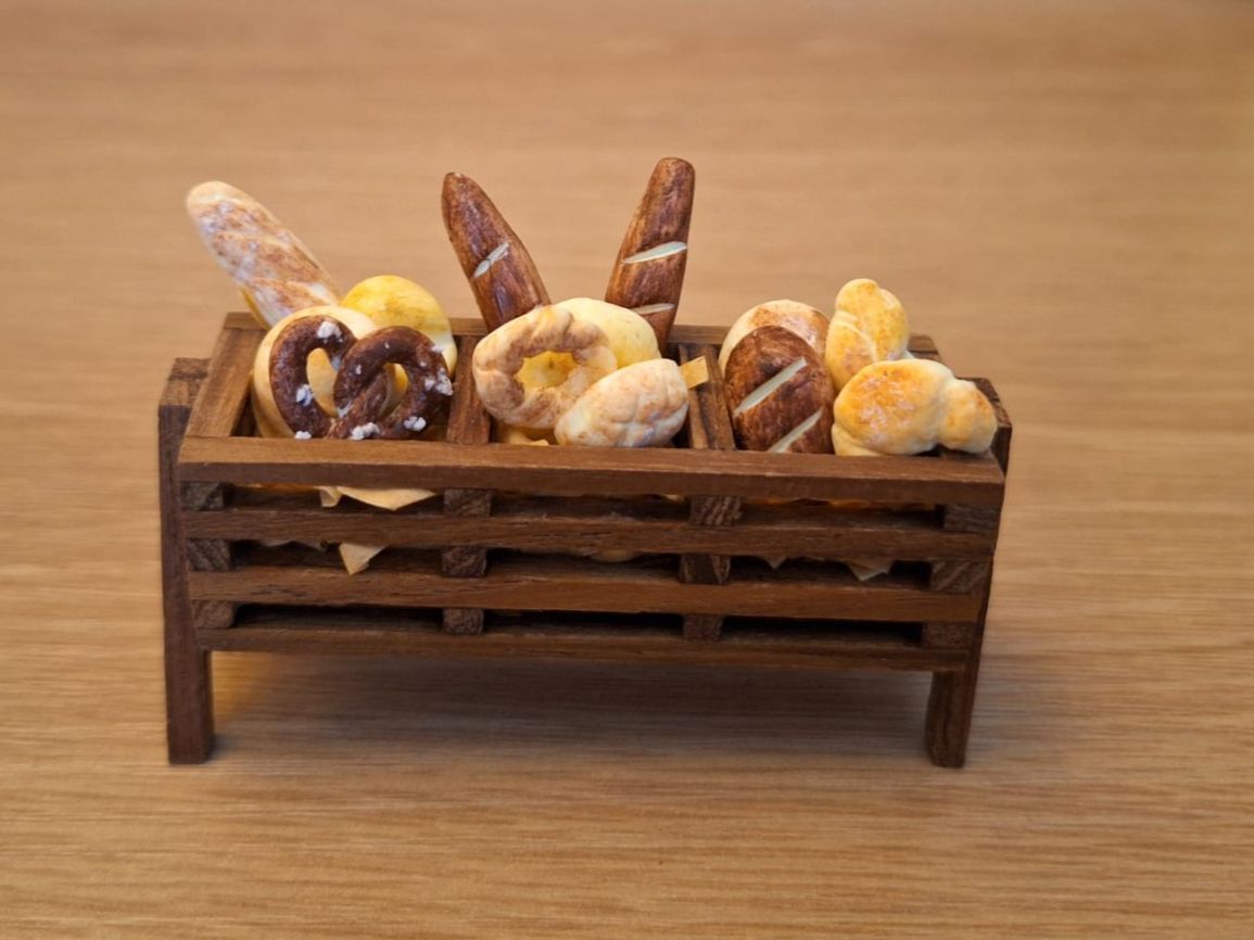 Case e mobili per bambole: Handmade Brot Gestell – Nuovo (secondo la descrizione) da Zürich venduto da HandmadeTinyFood 7