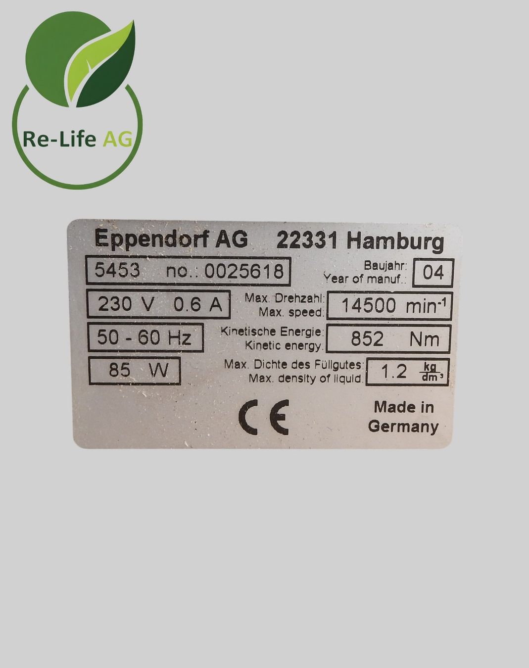 Tutte le macchine: Eppendorf | Mini-Spin plus | Laboratory Micro Centrifuge – Usato da Reinach BL venduto da Re-LifeAG_Labor2 8