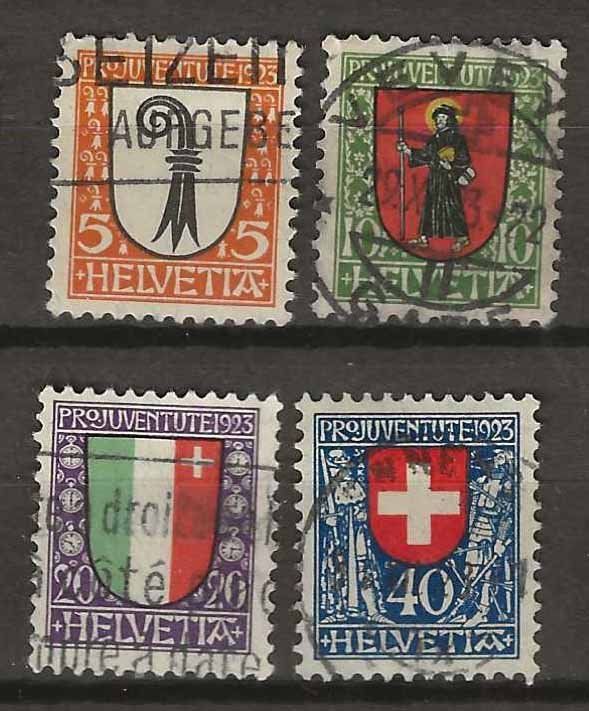 Tutti i francobolli: PJ023 - Pro Juventute 1923 obl. – Usato da Trélex venduto da Phil_Albert
