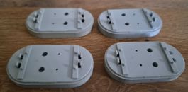 4x Märklin 7252 Brückenpfeiler klein
