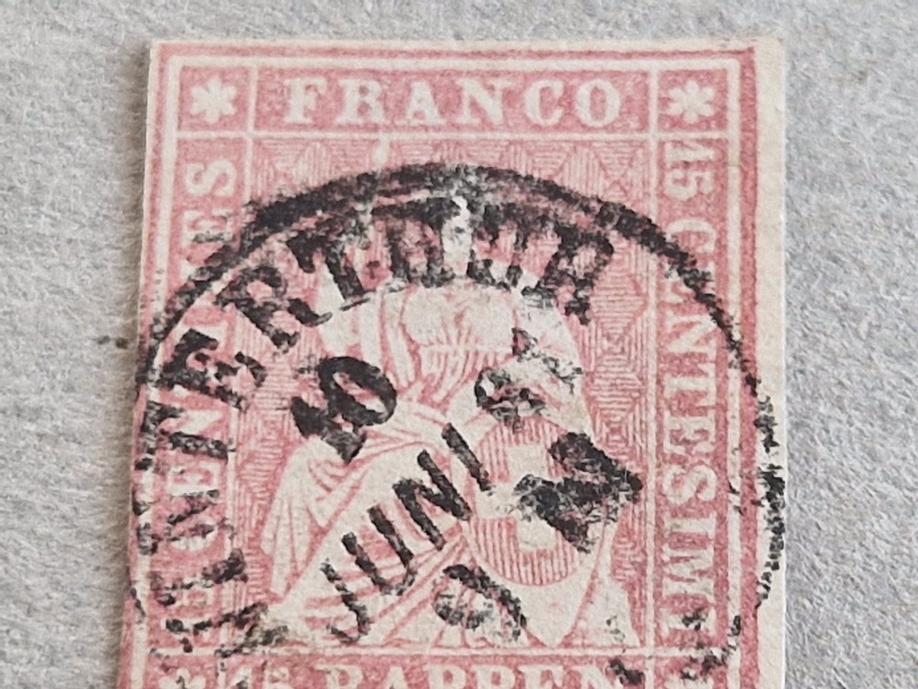 Tutti i francobolli: Strubel 24G, signiert, ab 1.- – Usato da Burgdorf venduto da Glossy01 1
