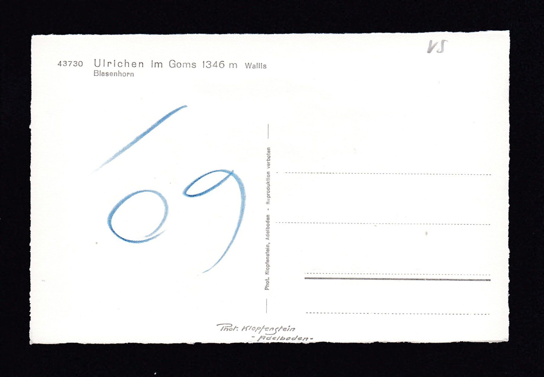 Cartoline postali: ULRICHEN im Goms – Usato da Reiden venduto da cinfis 1