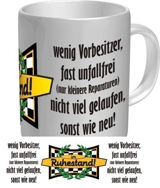 Tazze: Tasse - Im Ruhestand – Nuovo e nell'imballaggio originale da Ennetbürgen venduto da open24shop