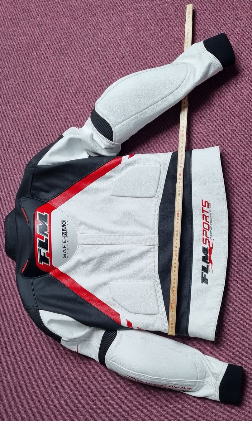 FLM Completi & Tailleur: Motorradkombi Leder FLM, neuwertig – Nuovo (secondo la descrizione) da Leimbach AG venduto da brudem 2