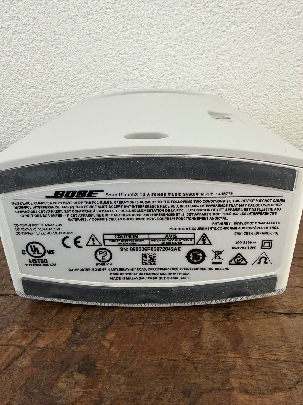 Bose Haut-parleurs: BOSE SoundTouch 10 weiss – D'occasion à Rumisberg par Sbon7 2