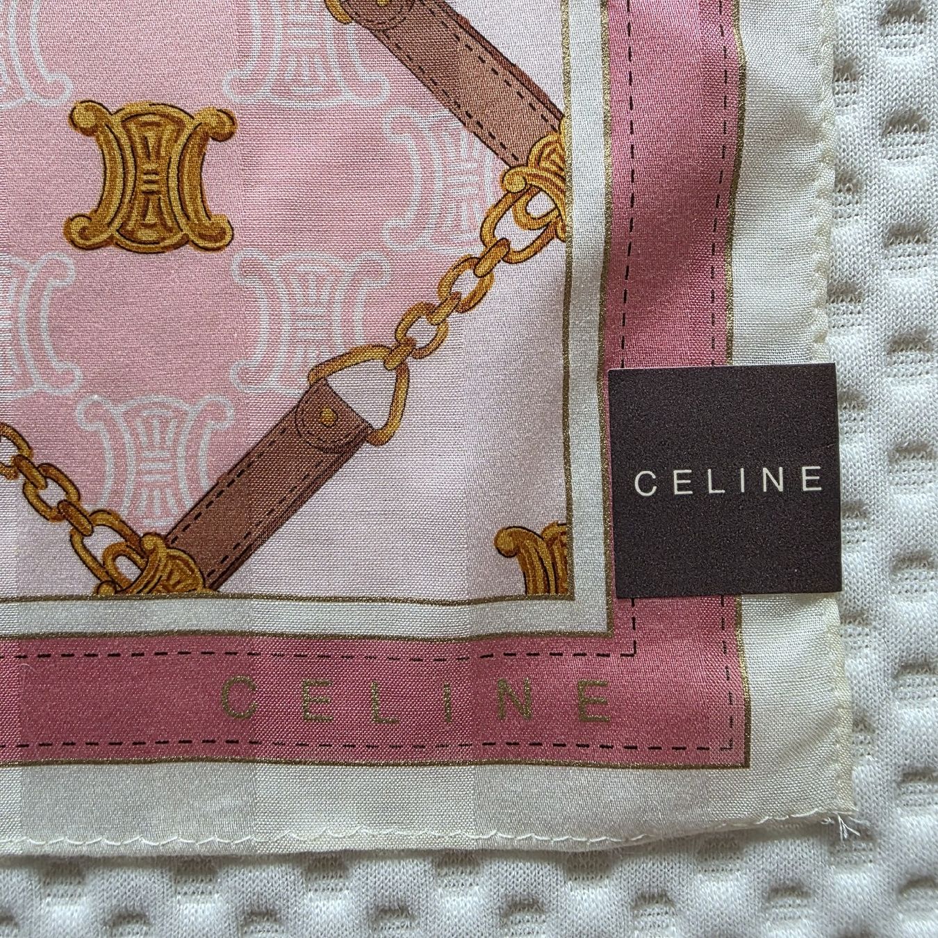 Celine Foulard & Sciarpe: Celine Baumwolltuch 50x50 cm Neu – Nuovo e nell'imballaggio originale da Zürich venduto da LIMAR 1