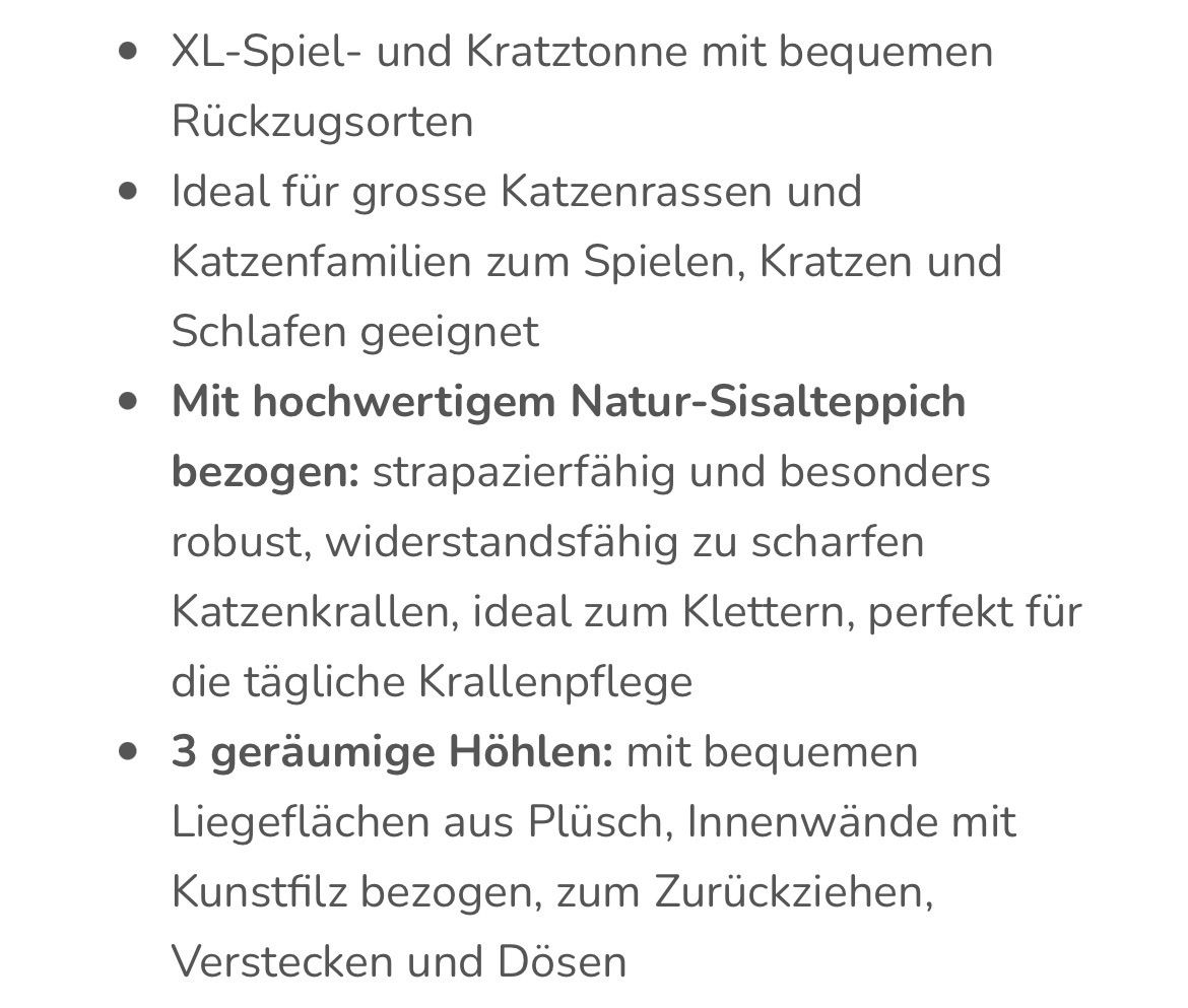 Tiragraffi: Kratztonne Katzen – Usato da Zürich venduto da leo_m7wh 4