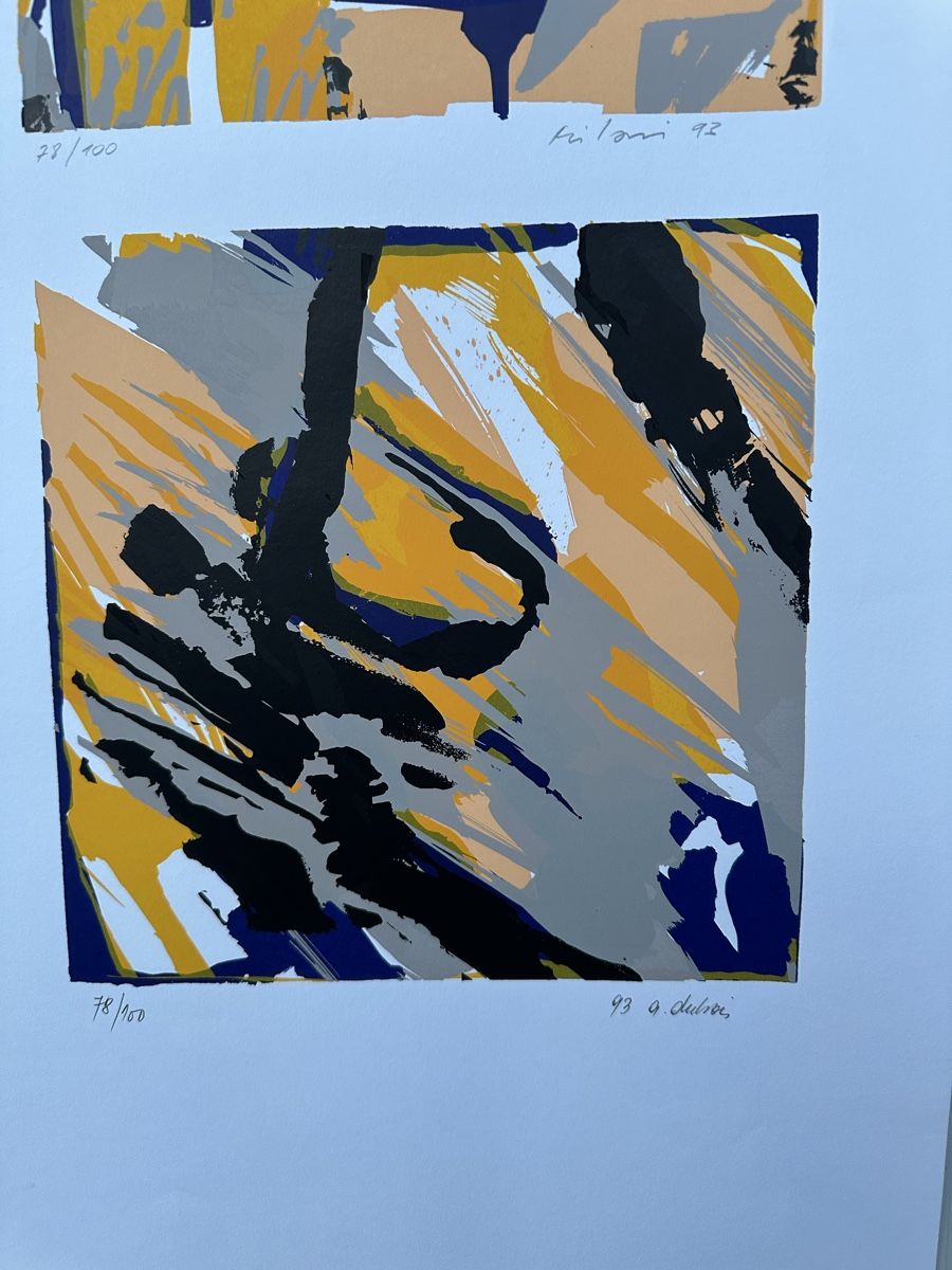 Grafiken & Lithographien: Sérigraphie signée de 4 artistes différents – Gebraucht aus Gampelen von theboywhoworks 3