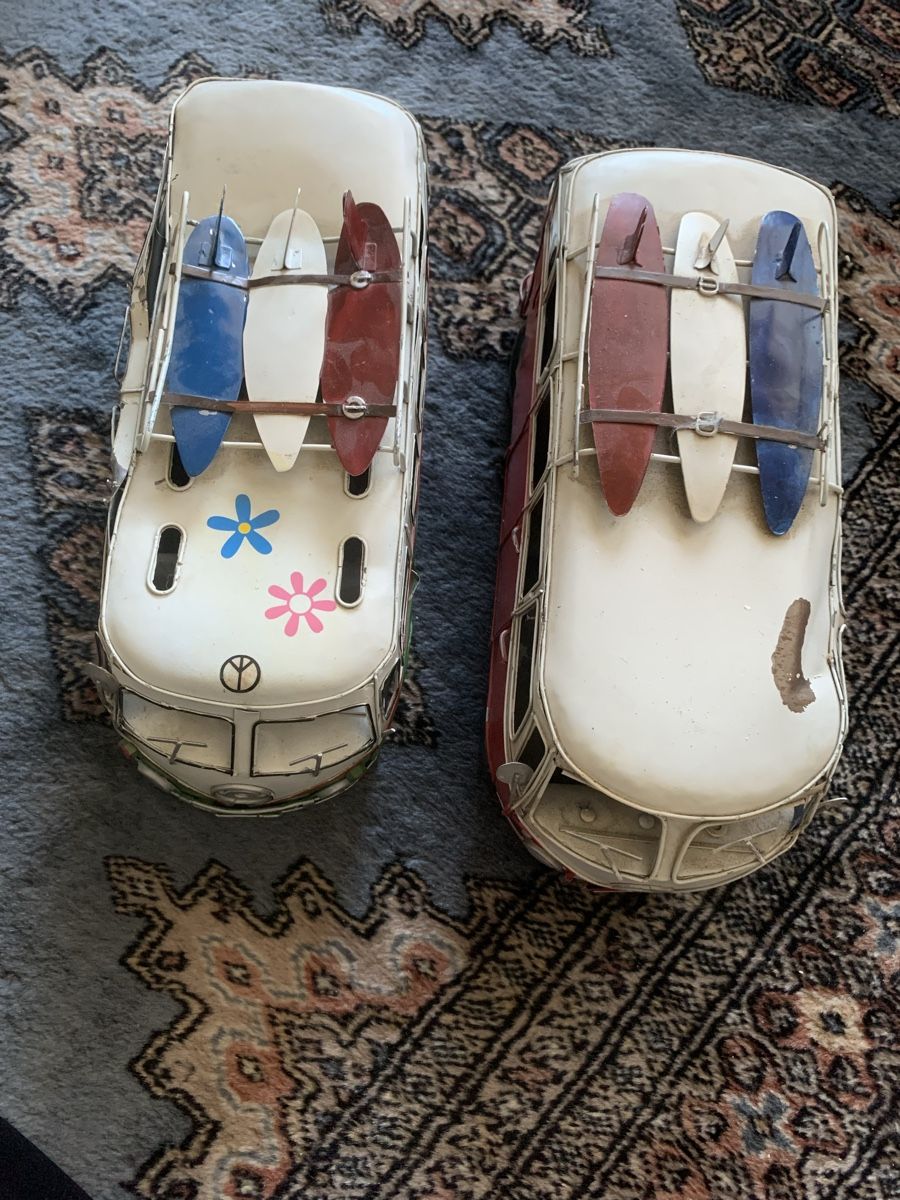 Giocattoli: 2 Retro VW CAMPER Surf Bus Auto – Usato da Gutenswil venduto da Bregenzer8610 2