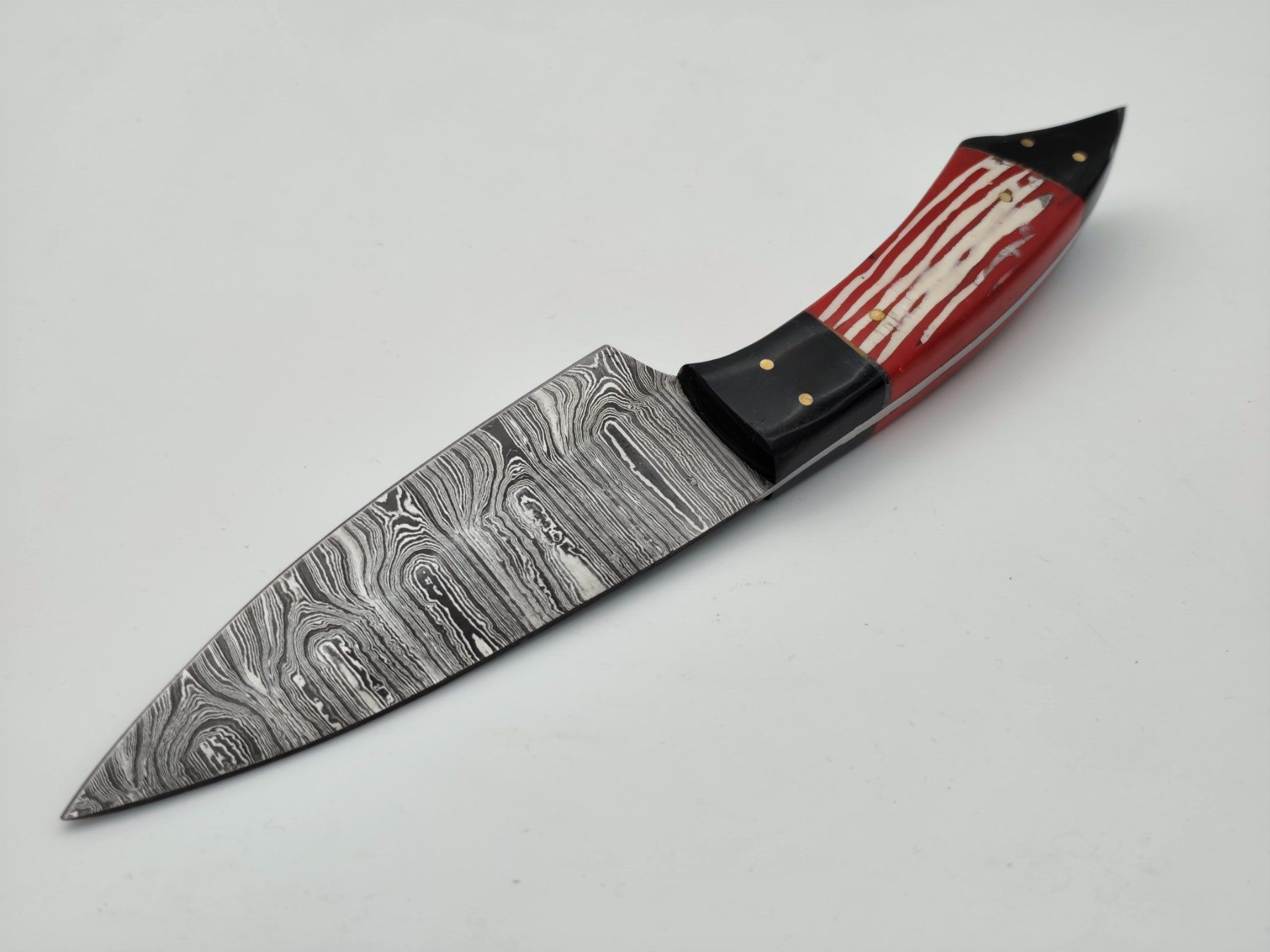 Küchenmesser: GEPRÜFT B Damast Messer Chefmesser Knife Damastmesser – Neu und originalverpackt aus Arlesheim von Premius_1 1