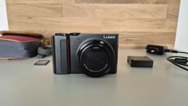 Panasonic Lumix DC-TZ202D Digitalkamera 1" Sensor 20MP Top!