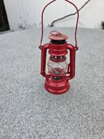 Sturmlaterne rot Metall Glas