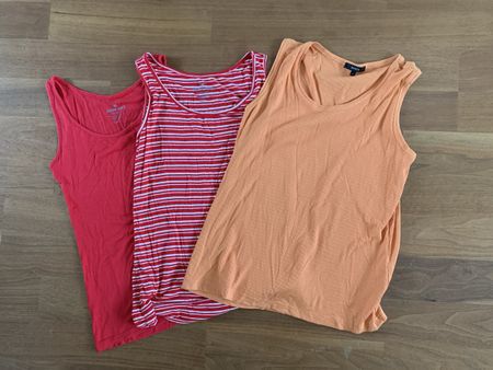 3er Set Sommer Tops, Tanktops, Gr. S-L div. Farben ❤️