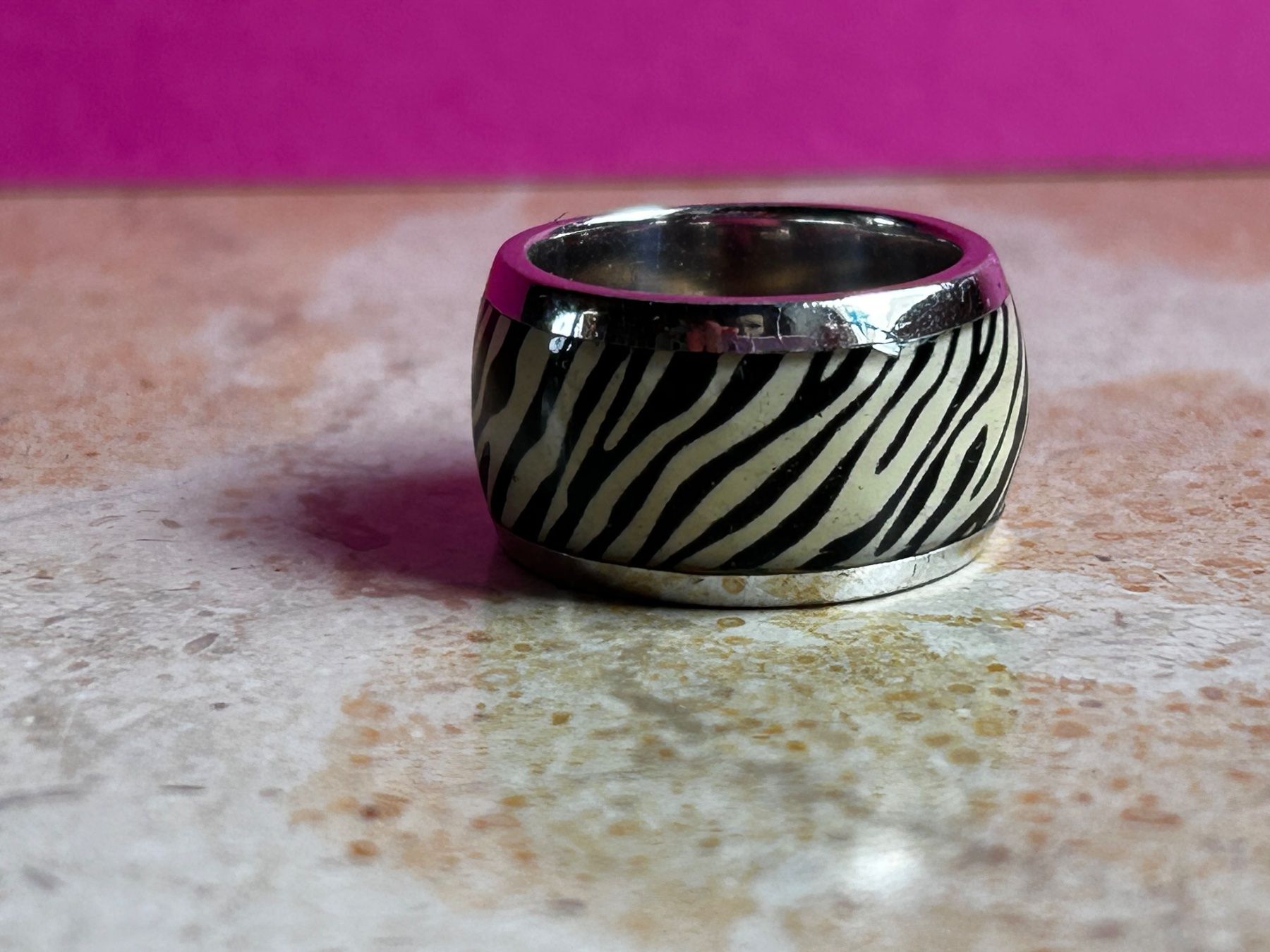 Ringe: Silberring Zebra (52) – Gebraucht aus Dittingen von Bijoubelle 4