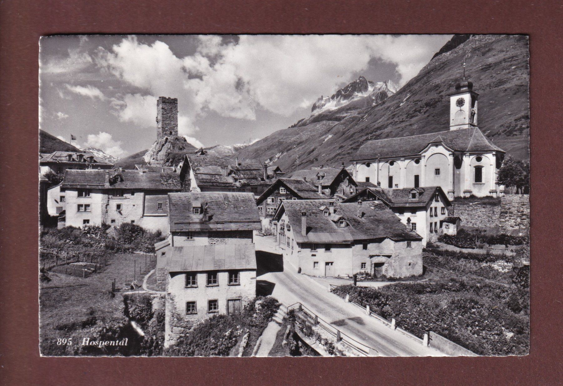 Ansichtskarten: HOSPENTAL - 1962 – Gebraucht aus Pully von nicecards-shop