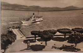 "Vevey" - Bateau à Vapeur - le Port de Morges