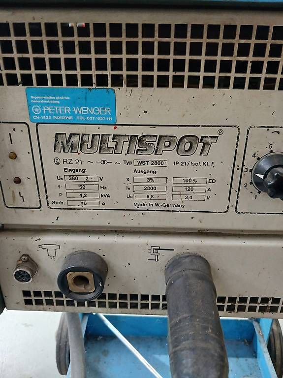 Tutti gli attrezzi: Multispot Schweissgeraet WST 2800 Peter Wenger gebraucht – Usato da Dinhard venduto da evo_5kr2 1