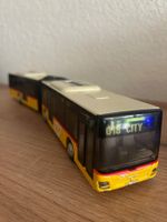 Postauto Gelenkbus 36 cm x 5 cm aus robustem Metall