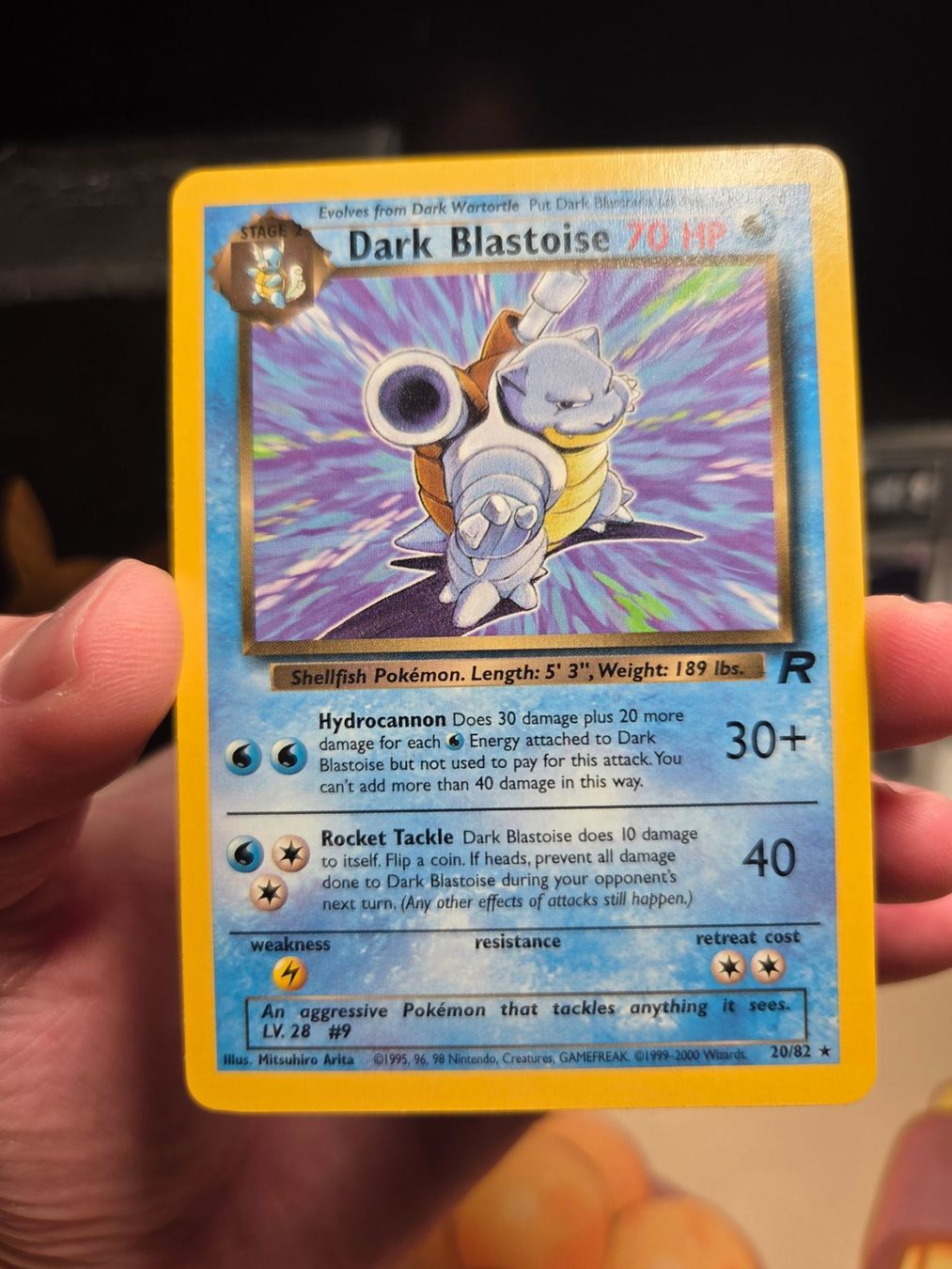 Pokémon Sammelbilder & Trading cards: Dark Blastoise Non Holo EN (2000) - Pokémon Team Rocket Set – Gebraucht aus Regensdorf von Martinson_Nord 1