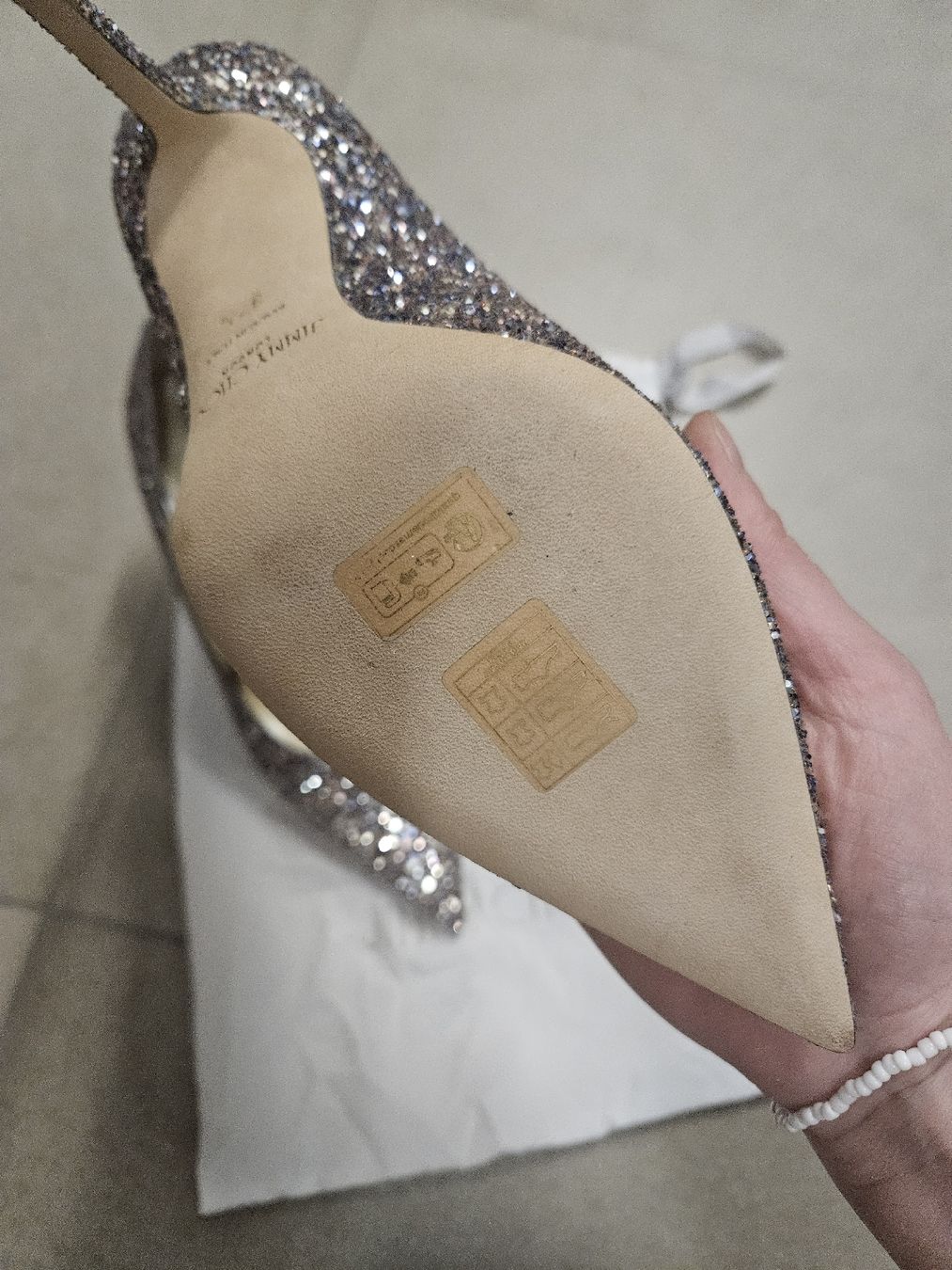 Jimmy Choo Scarpe da donna: Jimmy Choo Glitzer Pumps 37.5 – Usato da ipsach venduto da michat01 2