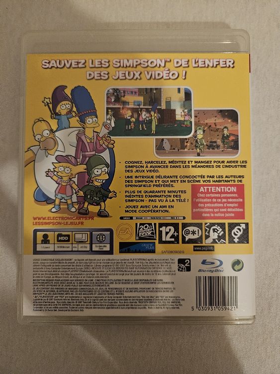 les Simpsons le jeu sur Playstation 3 Kaufen auf Ricardo
