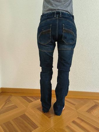 Motorradhose Damen Jeans neuwertig, Grösse 30/32